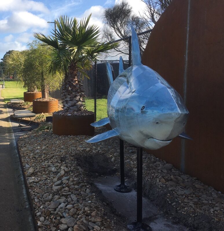 shark sculpture