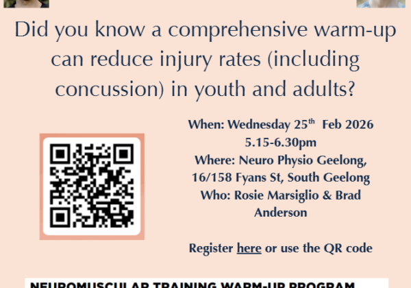 Neuromuscular Warmup Training