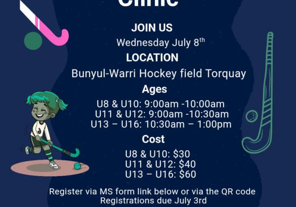 School Holiday Clinic July